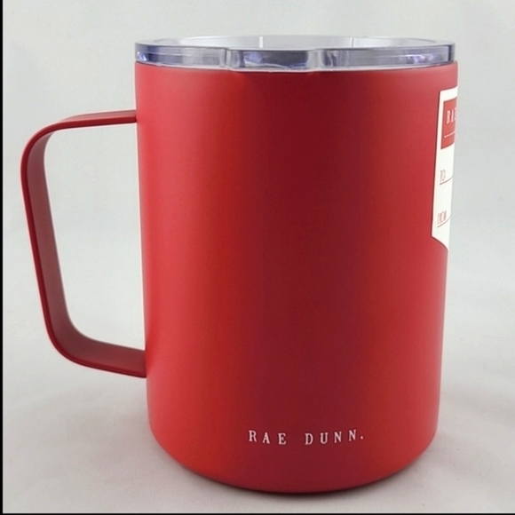 Rae Dunn SOUL MATE Large Letters Red  Double Wall Stainless Steel Coffee Tea Mug - Picture 3 of 8